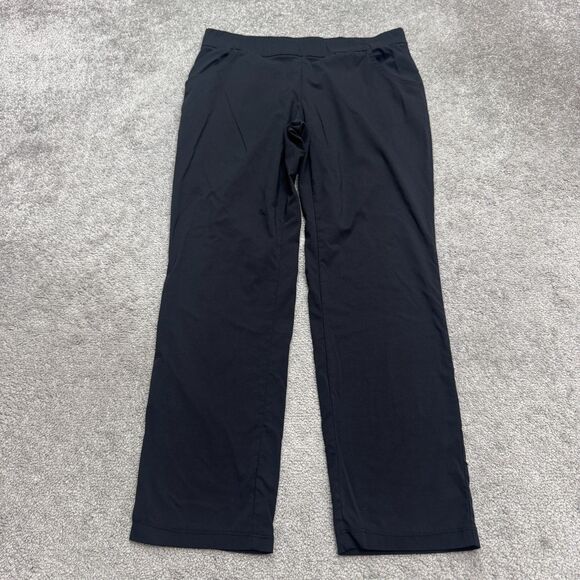 Columbia Omni Shield Pull On Straight Pants Womens Large Black Outdoor Hiking - Picture 1 of 15